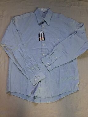 Valentino Light Blue Long-Sleeve Dress Shirt